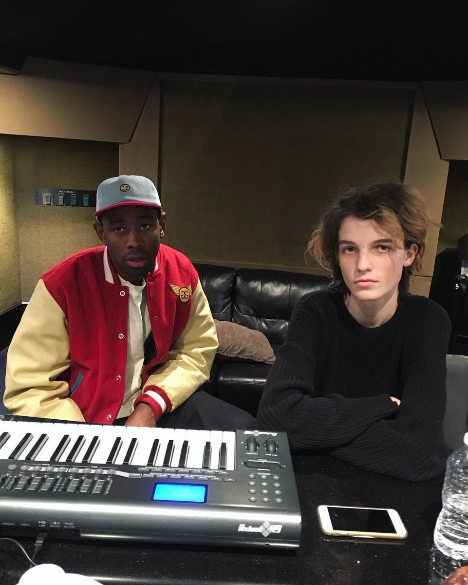 thefader's tweet photo. Austin Feinstein is the 19-year-old 
guitarist featured all over @tylerthecreator's new album.  https://t.co/fKfBOZx8x3 https://t.co/p3GkopGsC7