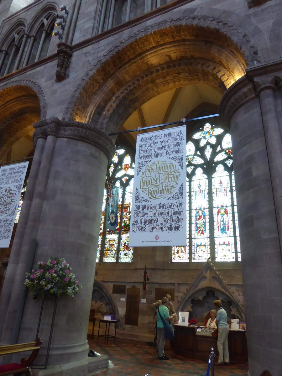 PerpetualTrust's tweet photo. New exhibition celebrating 800 yrs of our Magna Carta, the first to be called 'Great', &amp; more influential than the 1215 charter, now open. https://t.co/t2a3ctnjyg