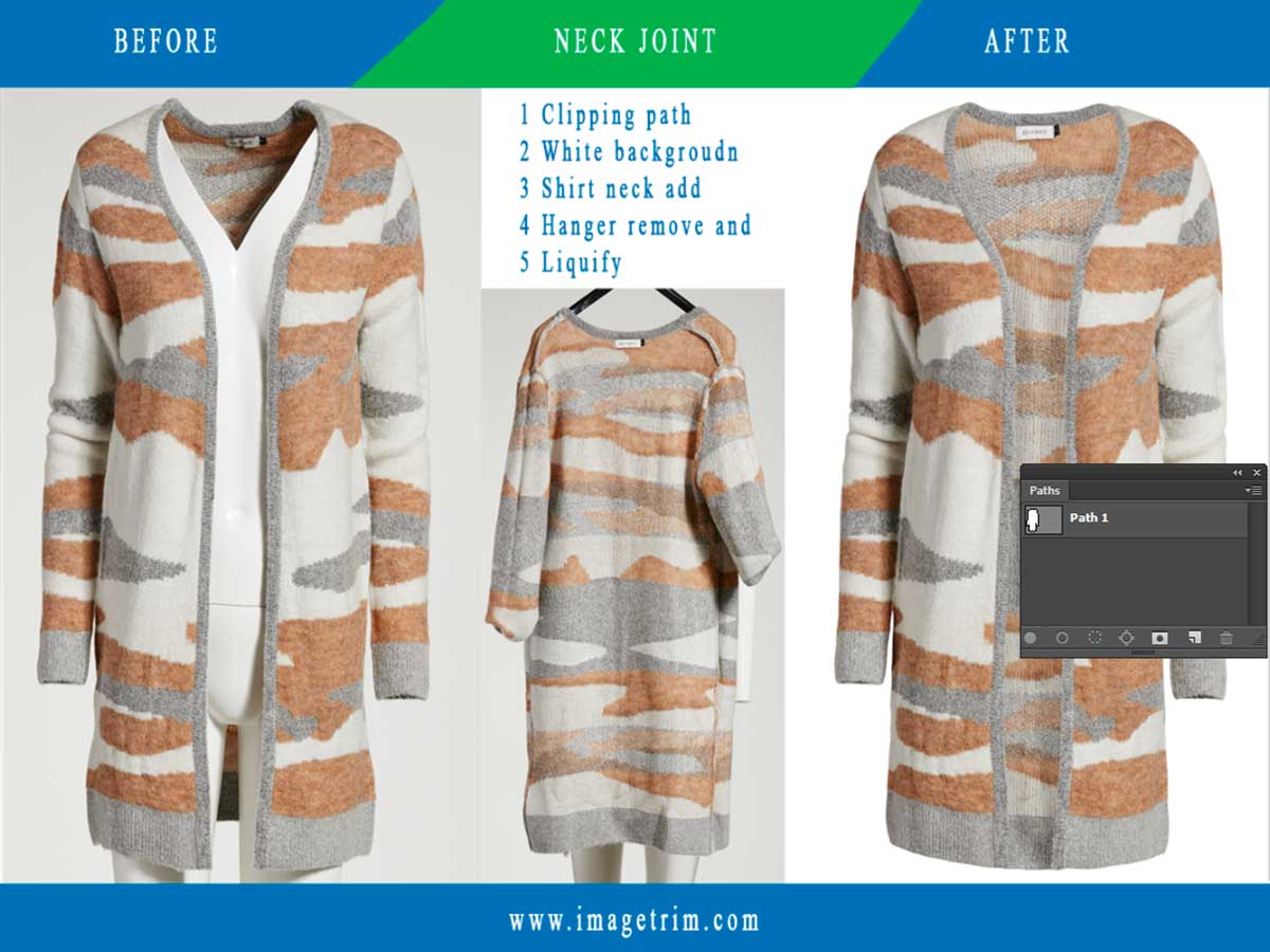 ImageTrim1's tweet image. Neck joint or ghost mannequin may be a kind of image manipulation technique.