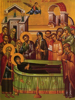 The Dormition of St Anne, the Mother of the Mother of God saintgeorgeonline.org/2017/07/25/the…