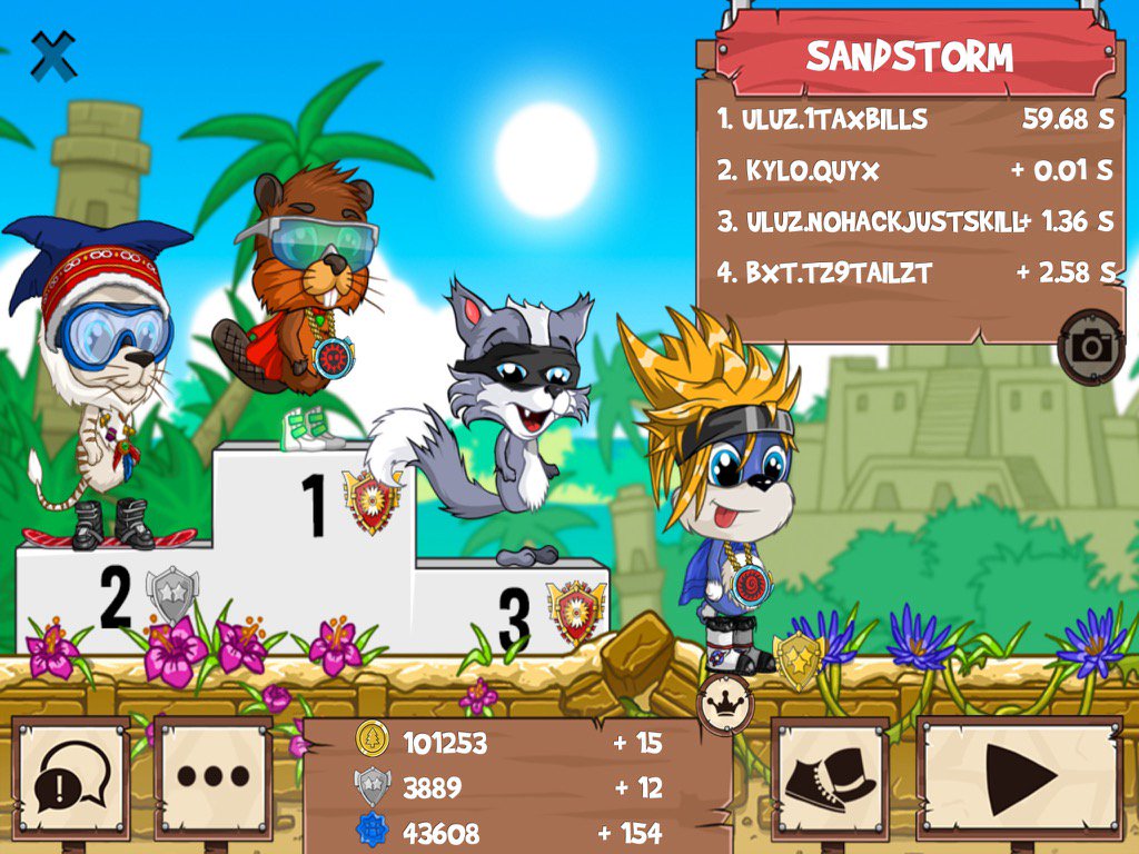 QuyxKYLO's tweet photo. So close, I call lag @ #funrun2 #1TAxBills #Nohackjustskill #TZ9TAILZT https://t.co/yi1MKadnIh