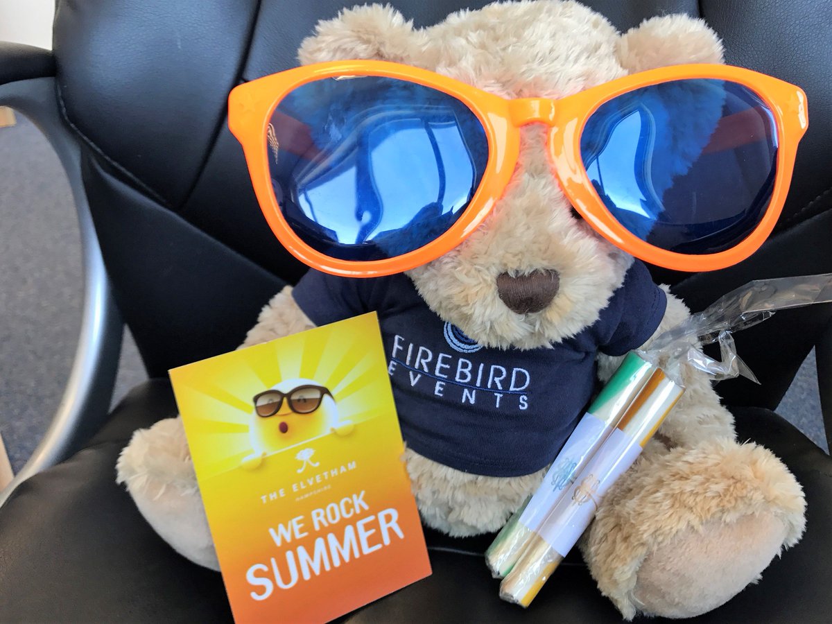 FirebirdEvents's tweet photo. Thank you @ElvethamHotel for @Firebird_Ted Summer Treats ☀️ The Sun has come out too!! #Eventprofs #Thankyou https://t.co/XjGsUBecwm