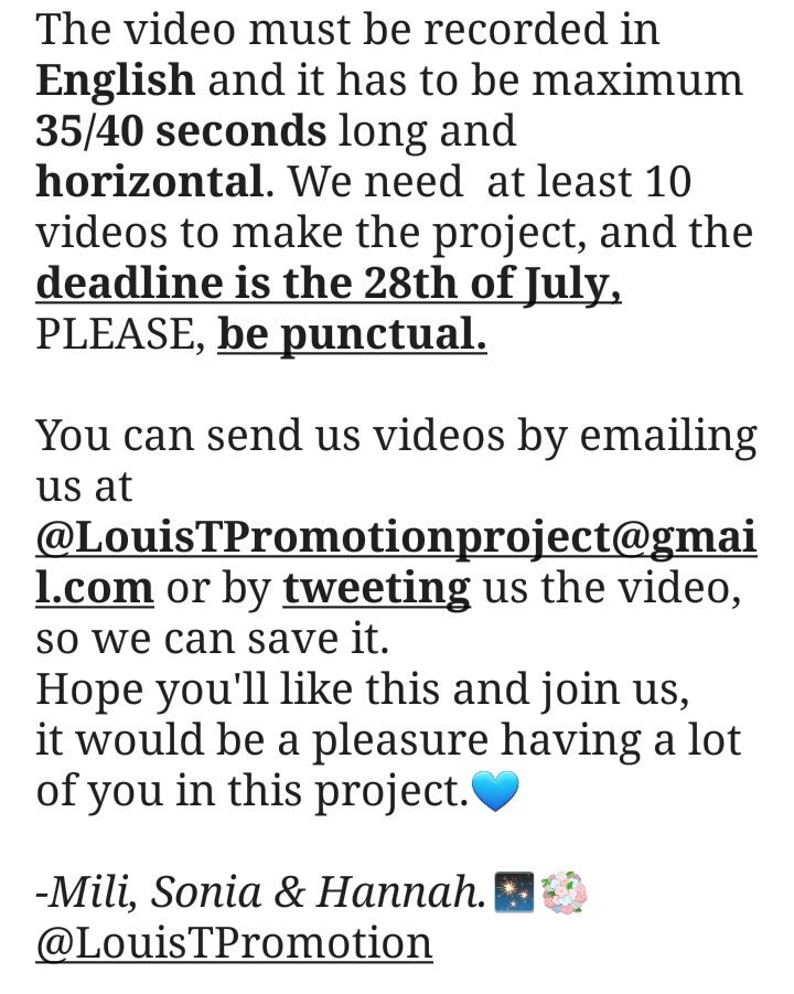 LouisTPromotion's tweet photo. Here is our #BackToYouSupportProject! Hope you'll like it, it would be a pleasure having a lot of you in in and showing this to Louis.💙 https://t.co/txCyDpmQaE