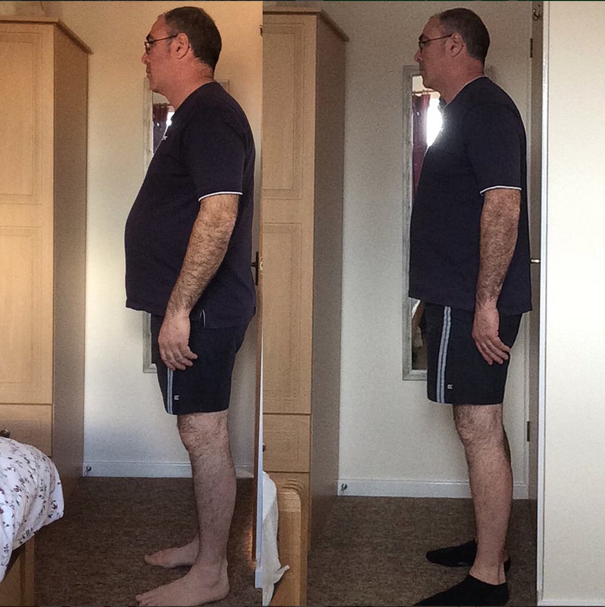 FaultlessFit's tweet image. Throwing out a #TransformationTuesday today - this is Grant, one of our amazing health clients showcasing his 4-week transformation!! #goals