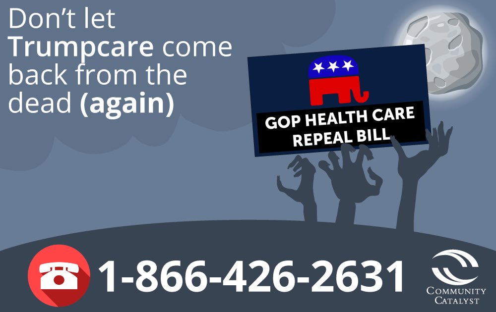 HealthyMaryland's tweet photo. Today's the day we have to crush this zombie bill once and for all! Have breakfast, do what you need to do, make a call to #ProtectOurCare! https://t.co/1UC7Iph054