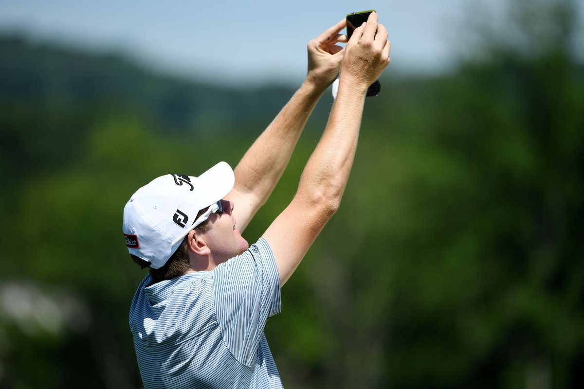 KornFerryTour's tweet photo. On the way up. ⬆️

@AronPricePGA earned a tee time @DigitalAllyOpen with a strong effort in Monday's open qualifier. 👊 https://t.co/zeWvfWXs0Q