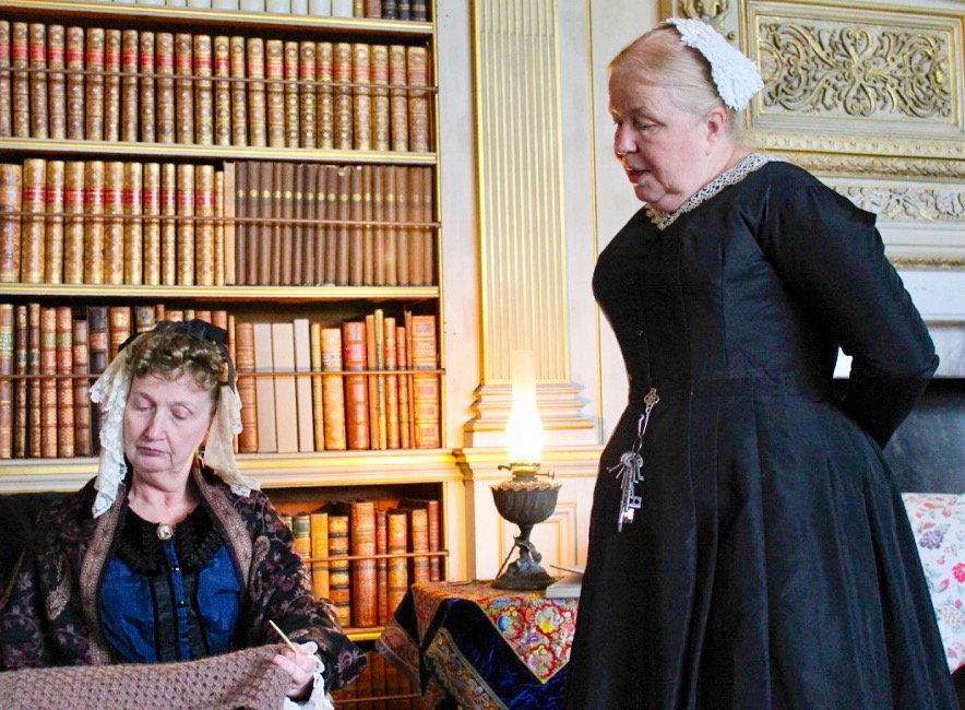 A C19th housekeeper reported to the mistress of the house, carried the keys to the stores, paid tradesmen’s bills &amp; kept household accounts