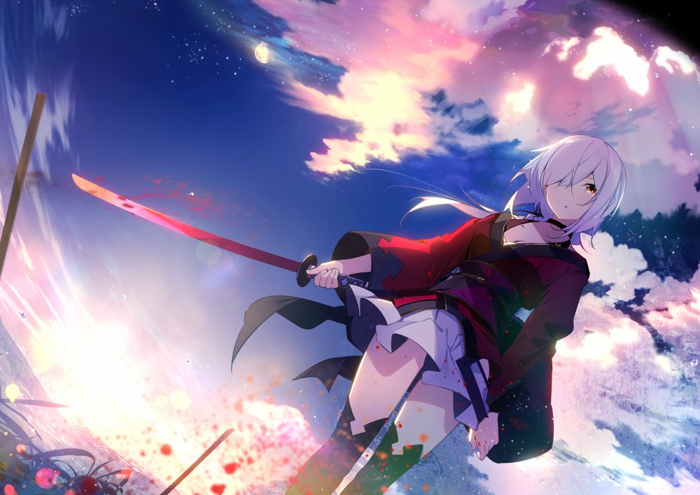 ラブリー かっこいい 女の子 イラスト 刀 髪型トレンド ラブリー かっこいい 女の子 イラスト 刀 髪型トレンド