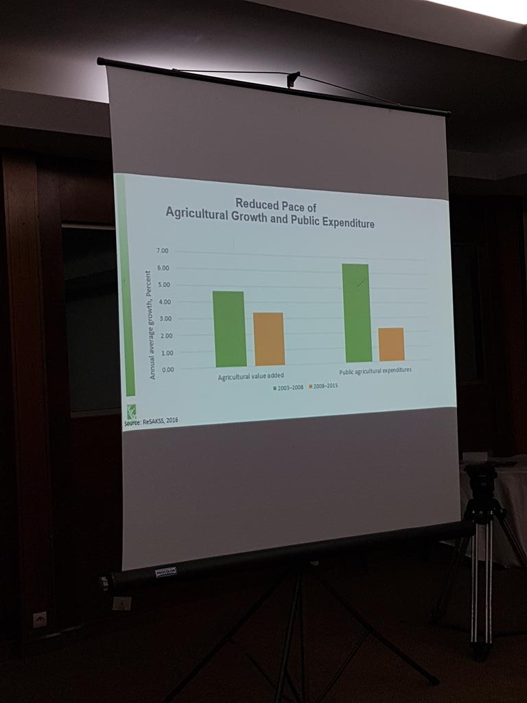 MaMoPanel's tweet photo. "#Africa has showed much progress in fighting #hunger & #poverty but challenges still remain" @MamoPanel co-Chair Ousmane Badiane #GFPR2017 https://t.co/jp29ROpibb