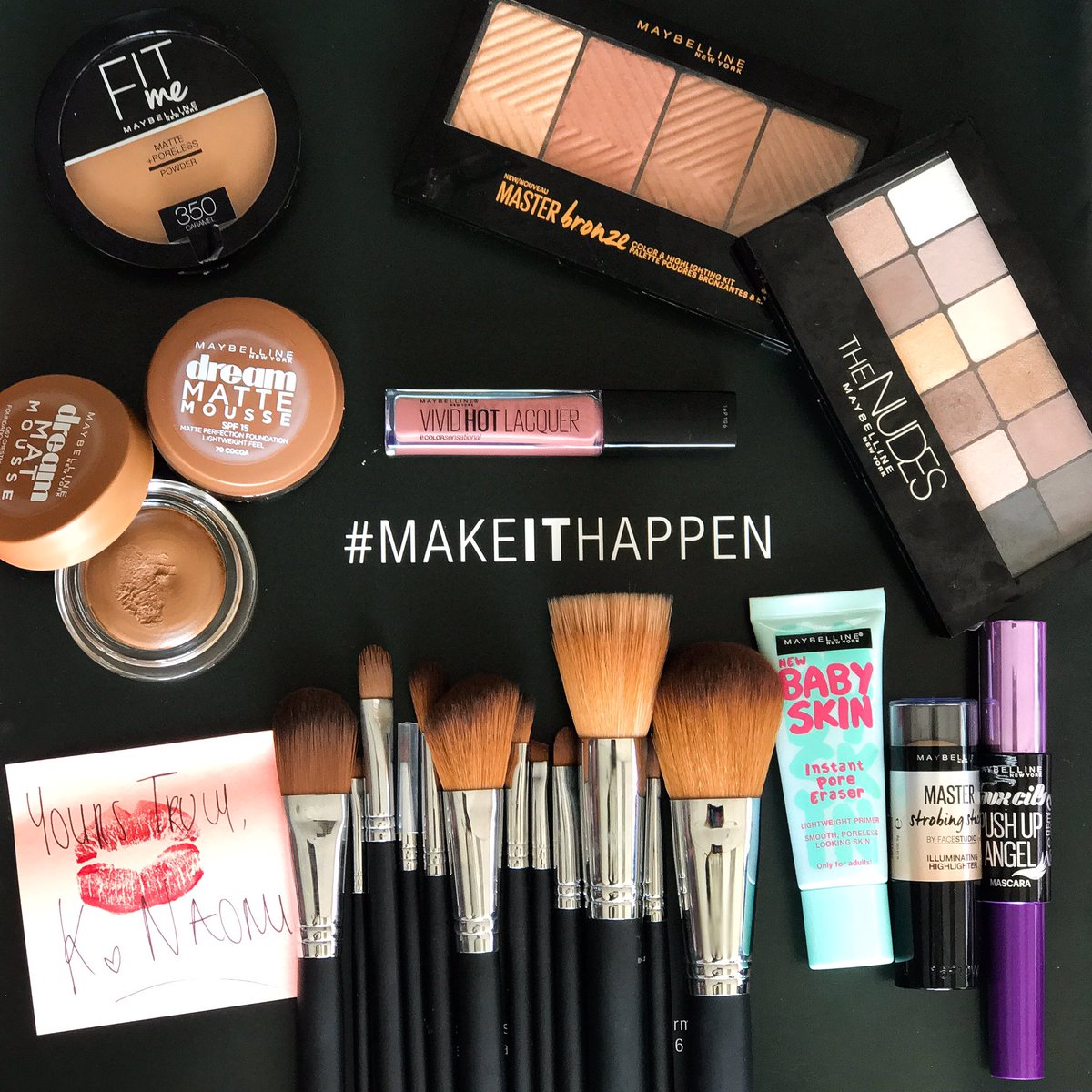 KNaomi_N's tweet photo. DIY Makeup looks with @Maybelline_SA💋#BossDayOut https://t.co/pyc8yf2eR7