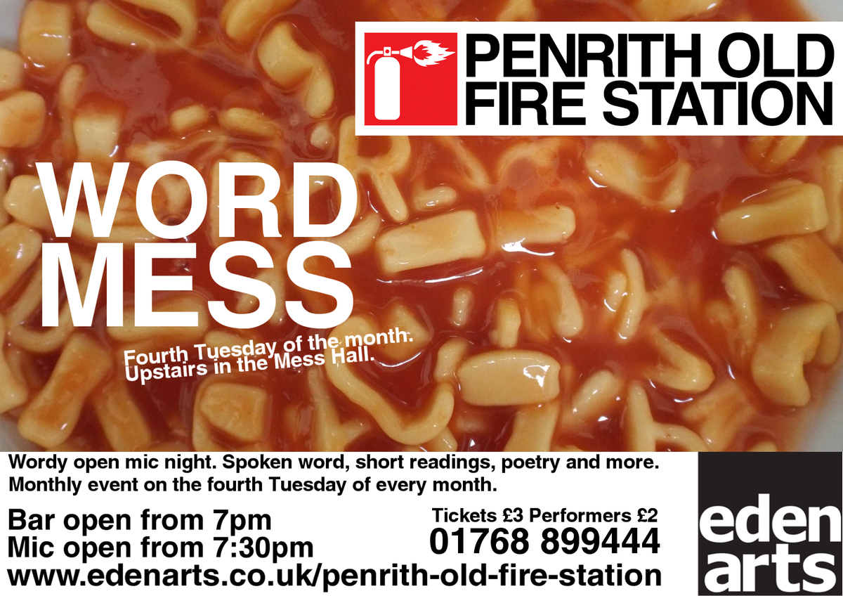 halekatie's tweet photo. It's that time of the month again... No, not *that* time... #WordMess open mic time! See you at @eden_arts Old Fire Station for 7:30pm! https://t.co/0miOTSpy7U