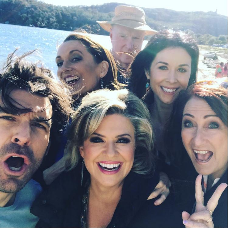 TVWEEKmag's tweet photo. #HomeAndAway selfie game STRONG! Credit: emilysymons_ https://t.co/qAls7jCa8X