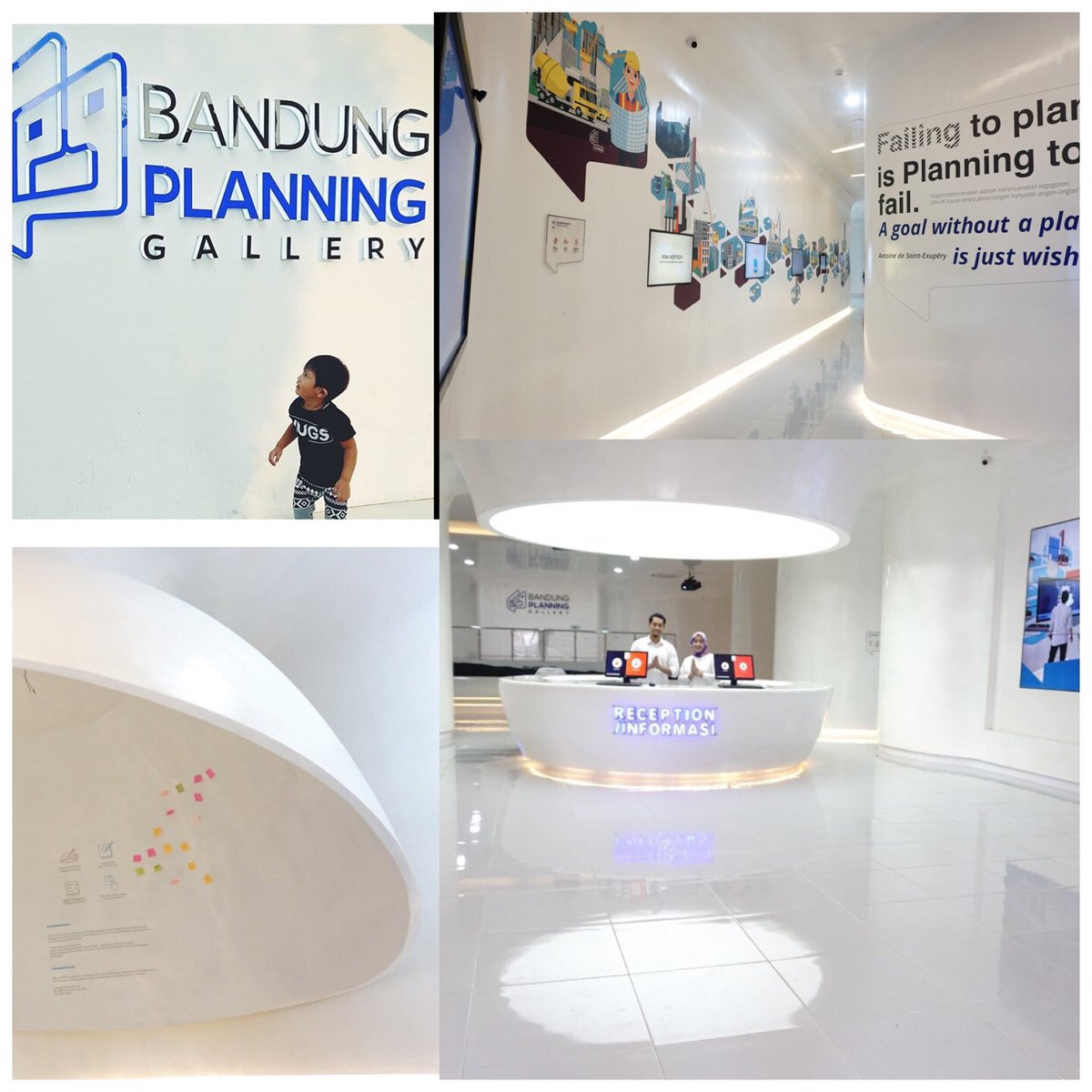 BDG Planning Gallery yg canggih senin dpn dibuka utk umum. Sbg budaya transparan, semua proyek2 baru akan dipasang utk dikomentari warga.