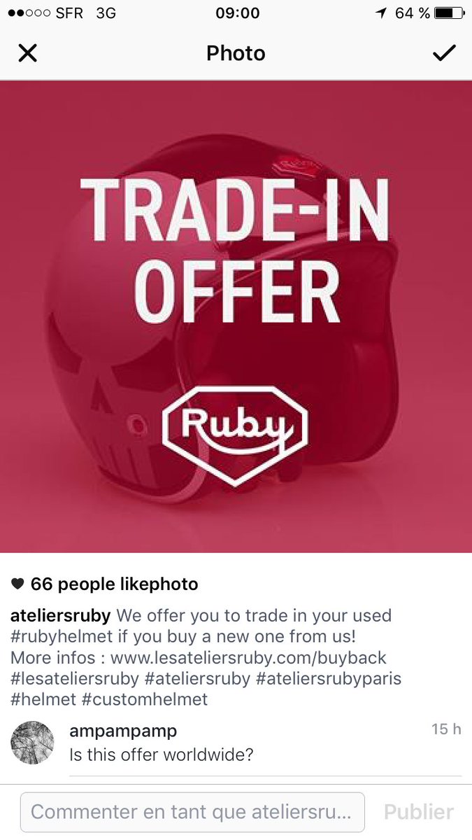 Epikurienne's tweet photo. Special offer #ateliersruby #helmets https://t.co/2xsAWuk2Mi