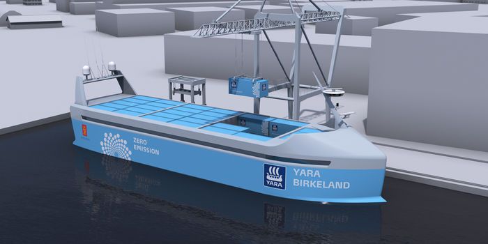 verge's tweet image. The world’s first crewless ship will launch next year theverge.com/2017/7/24/1601…