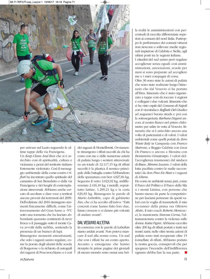 mercatinousato1's tweet photo. #keepcleanandrun #cleanandrun #KCR #pulisciecorri con https://t.co/LHZTpcKbC1 sulla #viaFrancigena e dal #vesuvio all'#etna 😀@minambienteIT https://t.co/R1q3bGcYeH