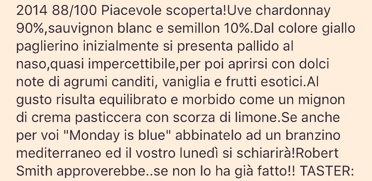 sbollando_team's tweet photo. #ANCHERONA - #SANFELICE 2014
#CHARDONNAY
88/100 🥂🏆
Taster: #PORPORATOMAGICO
#MAGICPURPLE
#sbollandoteam #wine #vino #vin #wein #winelover https://t.co/e8bhfPKvfG