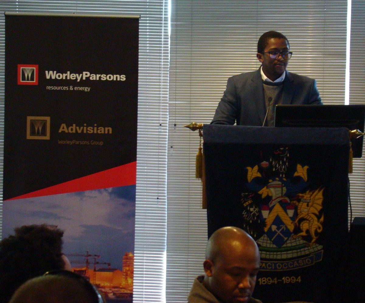 SAIMM1's tweet photo. Conference Chairperson Gangatha Dabula welcoming the attendees to the Entrepreneurship in Mining Forum https://t.co/YpkgdUnTma