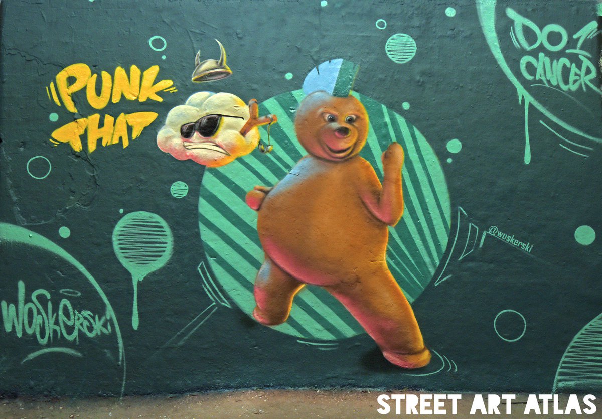 StreetArtAtlas's tweet photo. Piece by #woskerski BLOG https://t.co/u0ZqSB6cGR @Do1Cancer  #PaintJam #Graffiti #StreetArt #LeakeStreet #Do1Cancer https://t.co/INIiOzd8ON https://t.co/ExT7Bkwxv3