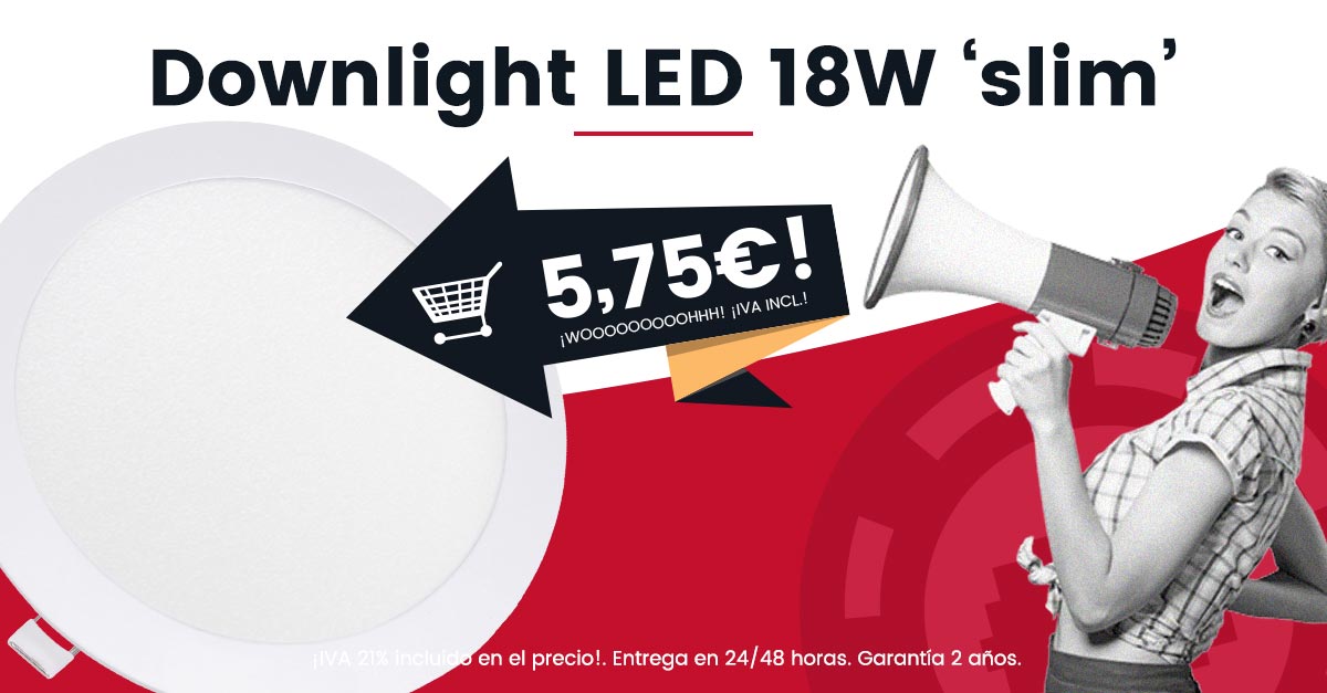 ¡De nuevo en stock!. Nuestro panel #LED slim 18W <a href="/pokerdeled/">Poker de LED</a> por tan solo ¡¡5,75€ IVA incl.!!. Entrega en 24H pokerdeled.com/comprar/downli…