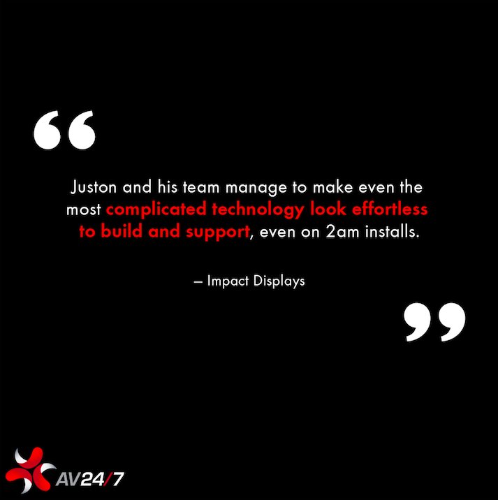 AV24_7's tweet photo. Who needs sleep when you have passion? Get in contact and see how we can give your next event the AV 24/7 edge: https://t.co/rO6zxyyx1Y https://t.co/GOoMbJ1S5s
