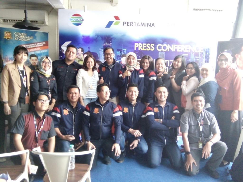 Press conference #energimudapertamina #citizenjournalistacademy
