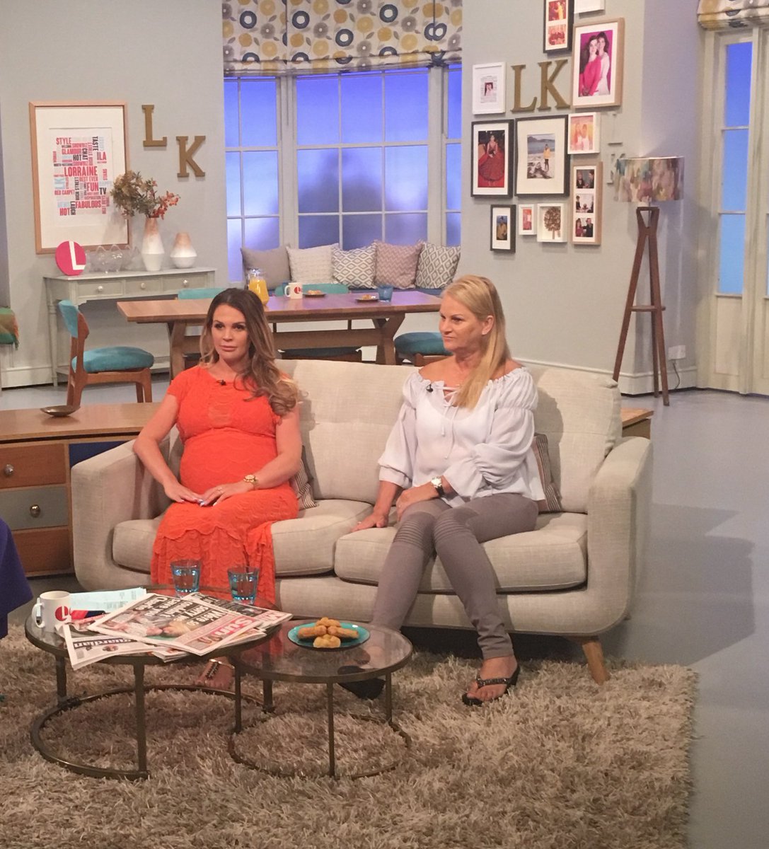 lorraine's tweet photo. .@MissDLloyd and her mum are here talking about her mum's devastating fibromyalgia diagnosis https://t.co/6yVcLaH6wN