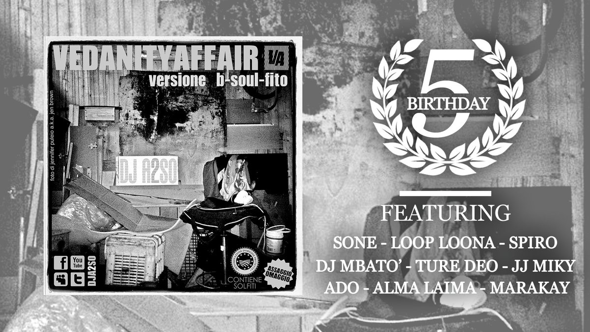 VedanityAffair's tweet photo. #JOYEUXANNIVERSAIRE, L'EP di #DJA2SO compie 1 #LUSTRO | con #LoopLoona, #DJMbatò, #JJMiky, #Marakay, #Ado &....
🔊 https://t.co/42u5co7k8W https://t.co/qNObF8rAL1