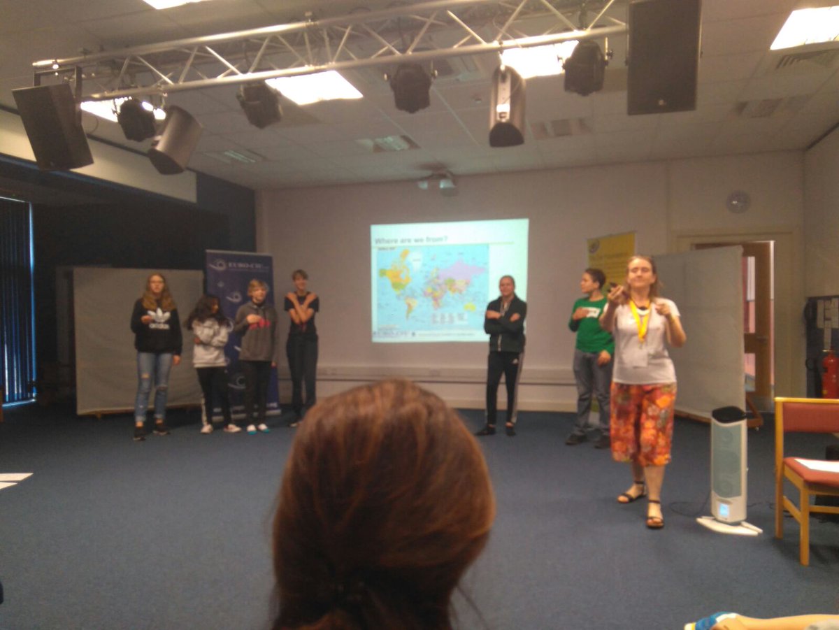 eurociu's tweet photo. Showing on a map from where comes each participant at #EFW17 #CochlearImplant #EuropeanFriendshipWeek https://t.co/129hlImh16