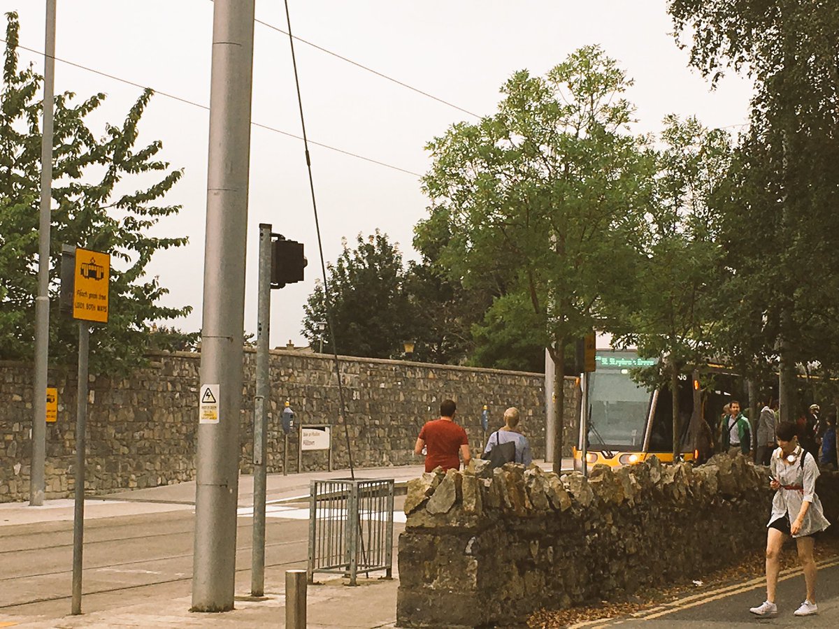 TeamWebSummit's tweet photo. Good morning from the @Luas Green Line stop of #Milltown, just 5 minutes walk from @WebSummit HQ in #Dublin - Ronan #NiceCommute https://t.co/isHBJbgz0o