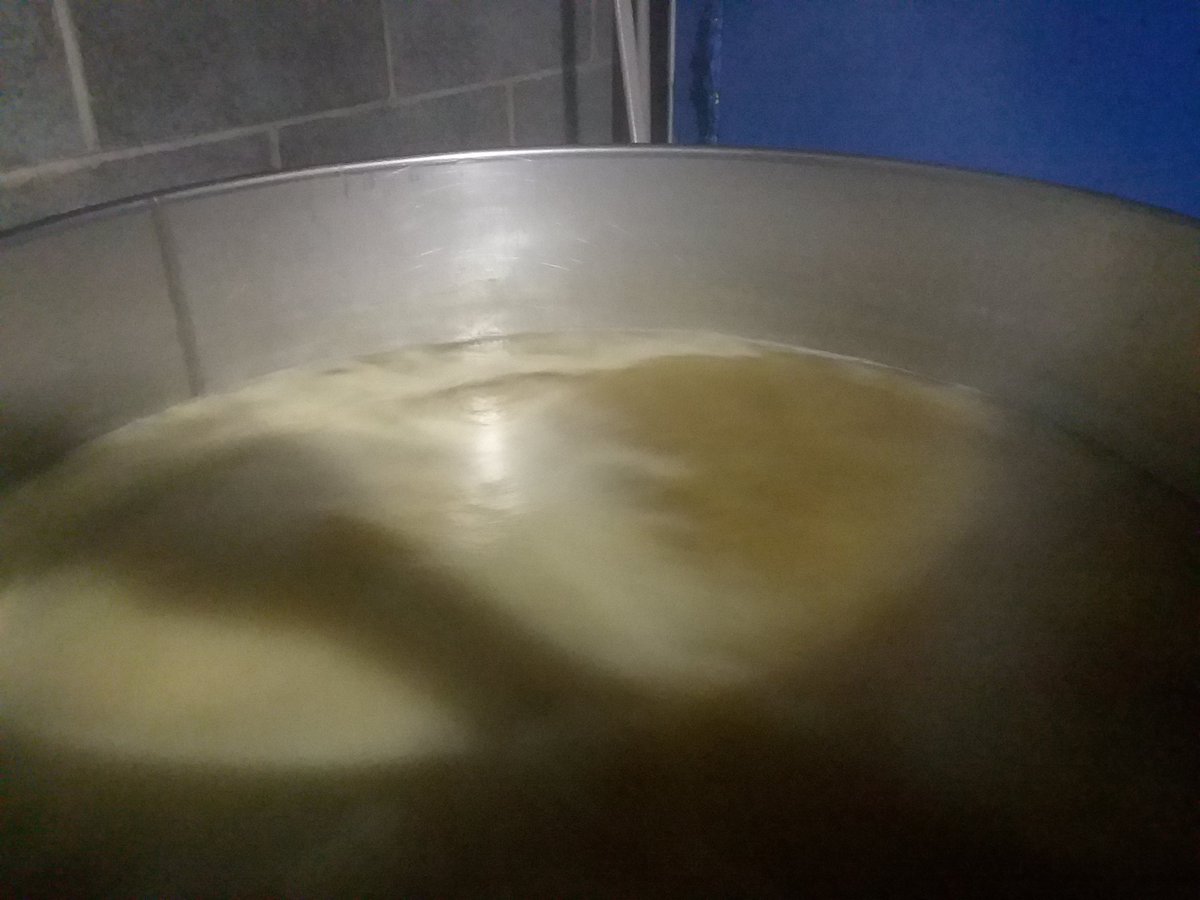 ColdFusionBeer's tweet photo. Brewing up a Double white IPA tonight with fresh hops picked right here in Knoxville! https://t.co/kPNtGHmbCc