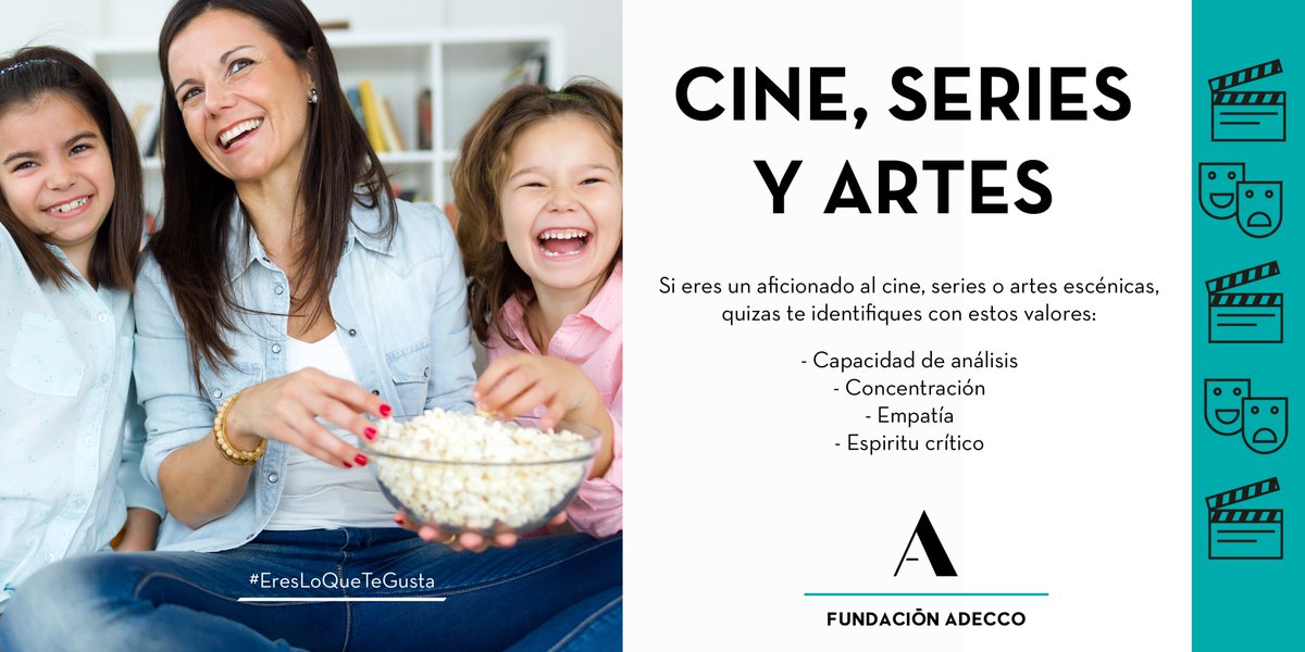 fund_adecco's tweet photo. Si te gusta el #cine, tienes habilidades para el #empleo https://t.co/ABsbfk3O4v #rrhh #talento https://t.co/3YqEb7czrc