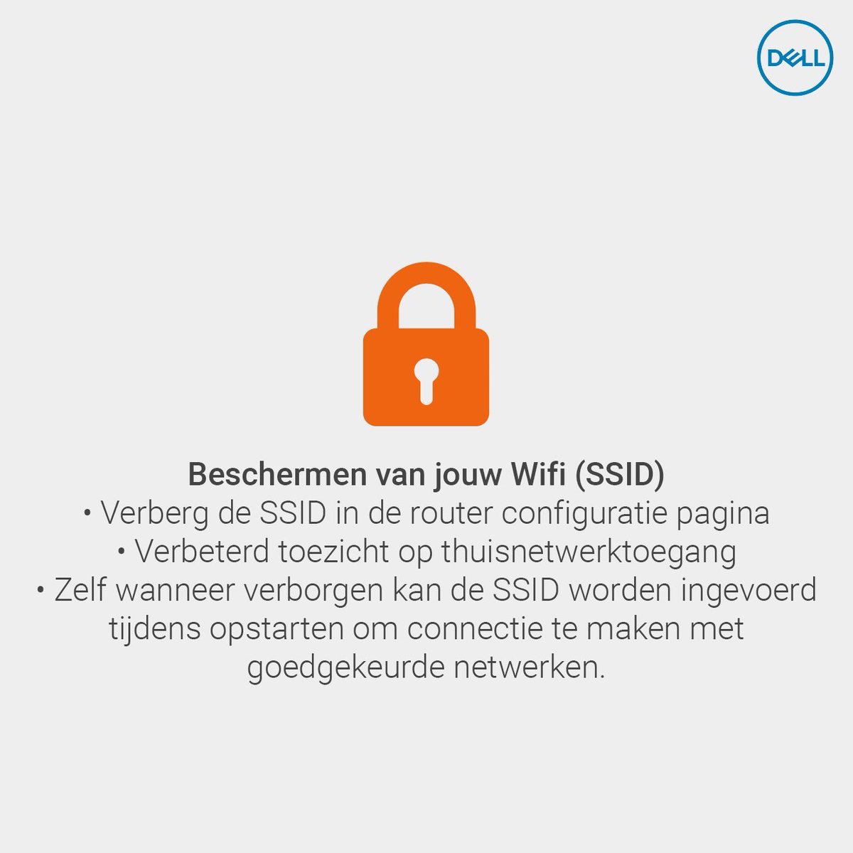DellLuistert's tweet photo. Wat is #SSID en wat doet het voor jouw #wireless netwerk 📶? 🤔 #DellTips https://t.co/wTvQ94Loz2