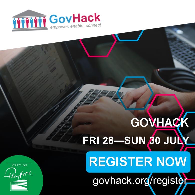 PlayfordCouncil's tweet photo. THIS WEEKEND IS #GOVHACK! Register NOW>> https://t.co/4QayWlASmw #playfordlibrary #govhack #smartcity #strettoncentre https://t.co/JYTP4kYBV6