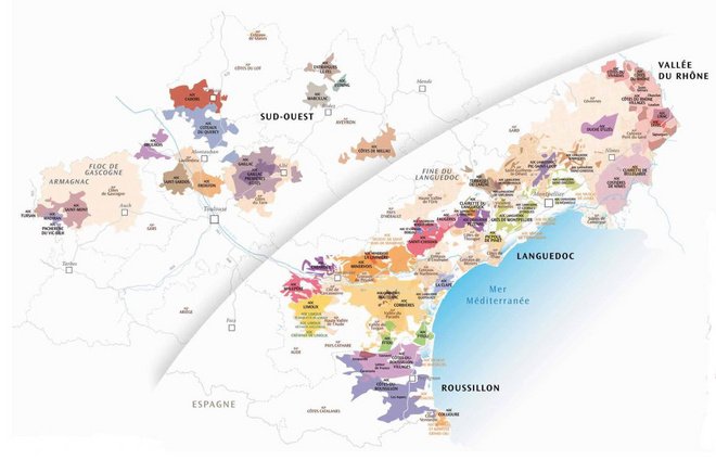 Les 4 vignobles d'<a href="/Occitanie/">Région Occitanie</a> <a href="/VinsduLanguedoc/">Vins du Languedoc</a> <a href="/Vins_Roussillon/">les Roussillon sont là</a> <a href="/VinsPaysdOcIGP/">Vins Pays d'Oc IGP</a> @FranceSudOuest.Une réelle diversité au service de la qualité