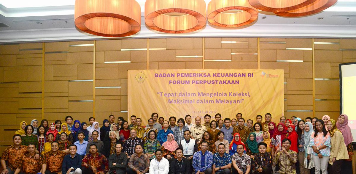 bpkrilib's tweet photo. Forum Perpustakaan BPK RI, 11-13 Juli 2017 https://t.co/MoUGMkG2MG