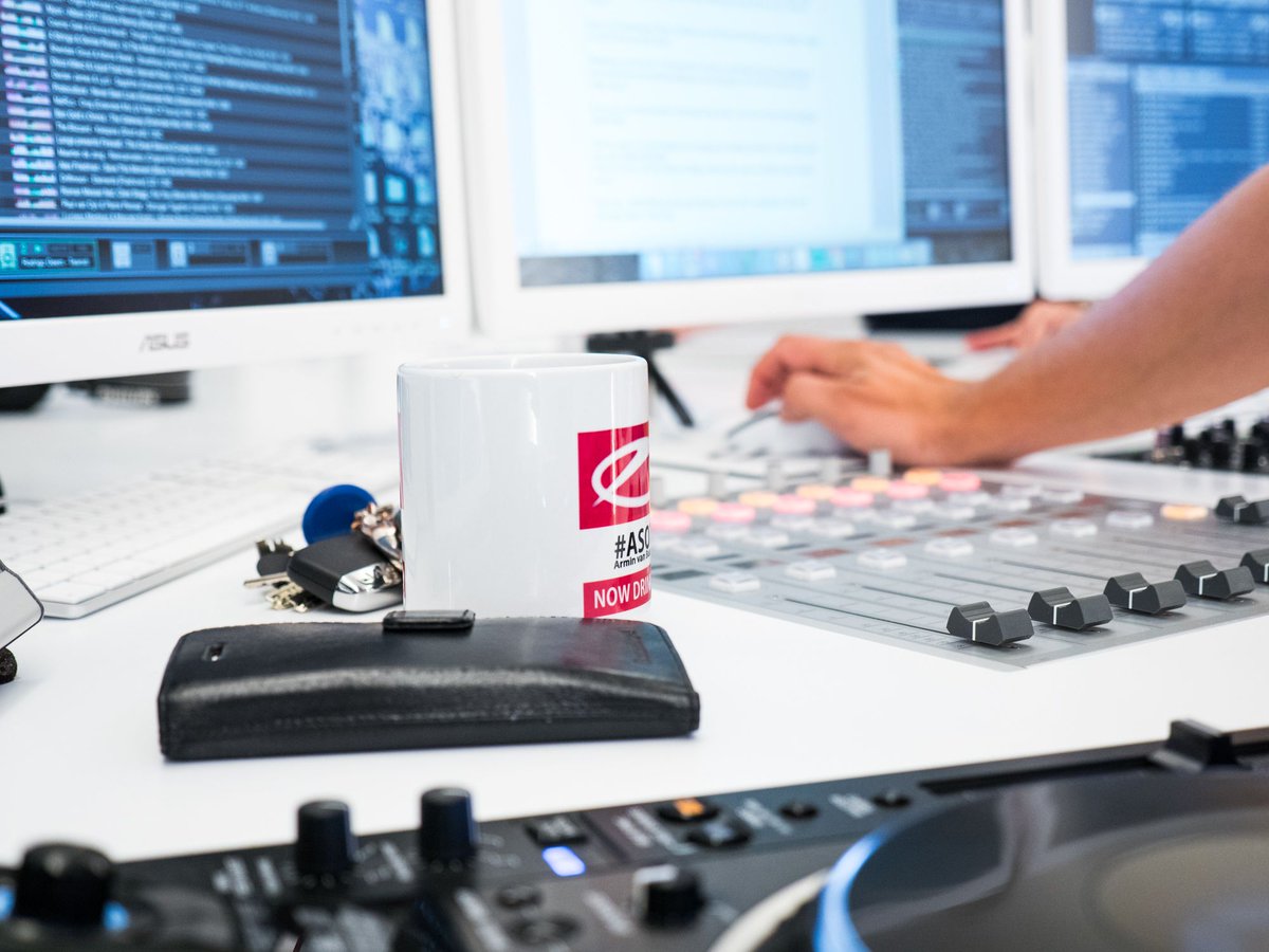 asot's tweet photo. Starting the day with some hot coffee & tunes! What are you doing to start off your Tuesday?? https://t.co/rfgrs0Gk9e #ASOT823 https://t.co/e3Yk55PiUe