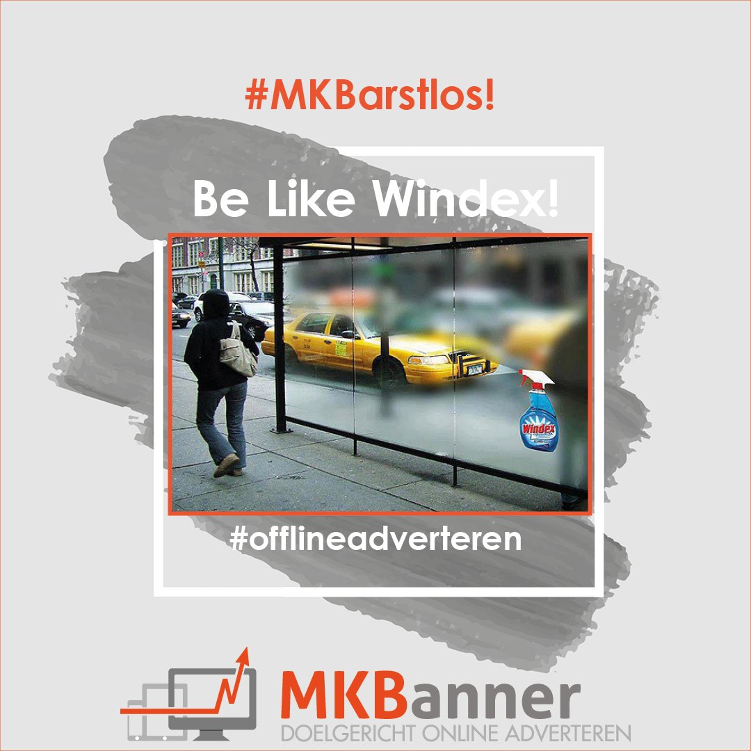 mk_banner's tweet photo. Step outside your comfortzone. Be like Windex! #offlineadverteren #outofhome #outdoor #advertising #mkbanner #onlinemarketing #advertising https://t.co/mAwZA8mUlZ