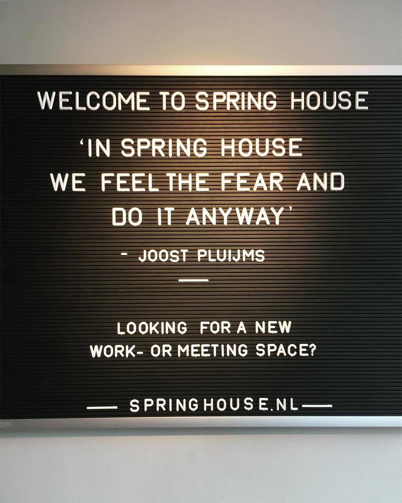 SpringHouseAMS's tweet photo. Motivation from our sports psychologist @drjoostpluijms. Thanks for the advice! .
.
.
#motivation #tuesday #feelth… https://t.co/22wTX68zDO https://t.co/rRjQ1xm6bh