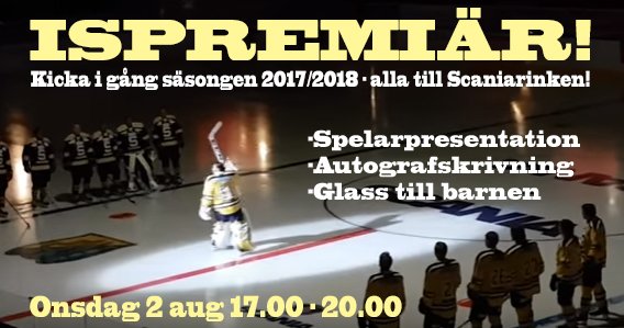 SodertaljeSK's tweet image. Äntligen! Välkomna på traditionsenlig ispremiär i #Scaniarinken ons 2 aug kl 17.00. #twittssk 
facebook.com/events/1553137… …