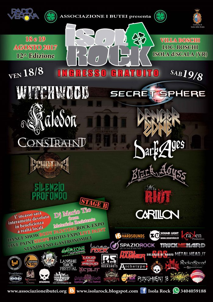 Metalitalia's tweet image. ISOLA ROCK 2017: band e dettagli della ... #BLACKABYSS #CONSTRAINT #KALEDON #MRRIOT #SECRETSPHERE #WITCHWOOD - metalitalia.com/articolo/isola…