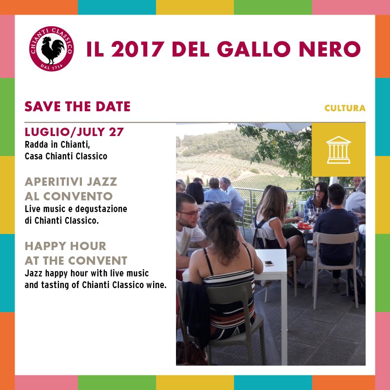 chianticlassico's tweet photo. #SavetheDate non perdetevi gli ultimi appuntamenti di luglio con gli #eventi nel #ChaintiClassico! https://t.co/EQauwXAuaL