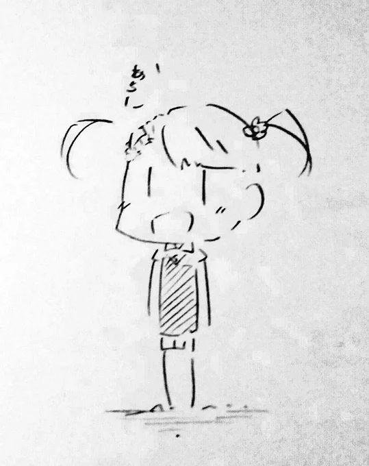 暑いと極端に線が少なくなる系の人 