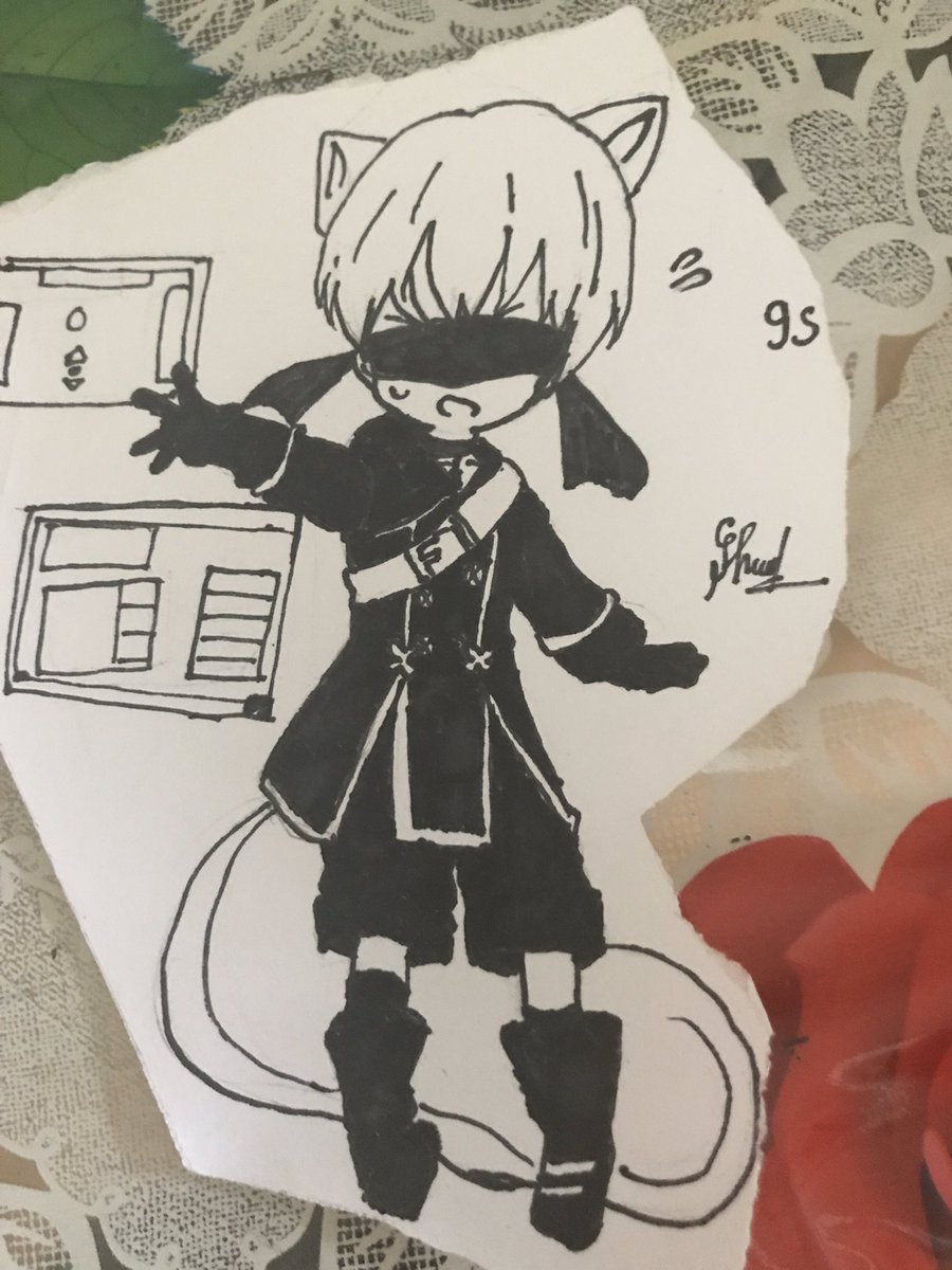 [ Meet the adraoble 9S from Nier Automata ~
.
.
By me ]