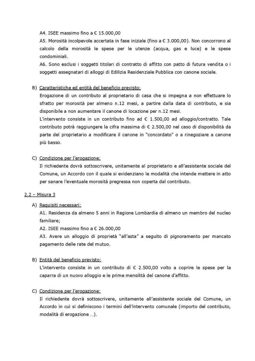 ComuneViggiu's tweet photo. BANDO EMERGENZA ABITATIVA 2017 https://t.co/StlArZfir3