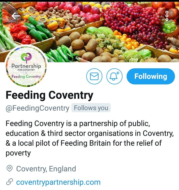In 18 months only, @FeedingCoventry has achieved a lot in improving and rethinking Coventry food system. Proud to be part. <a href="/Warwick_Law/">Warwick Law School</a>
