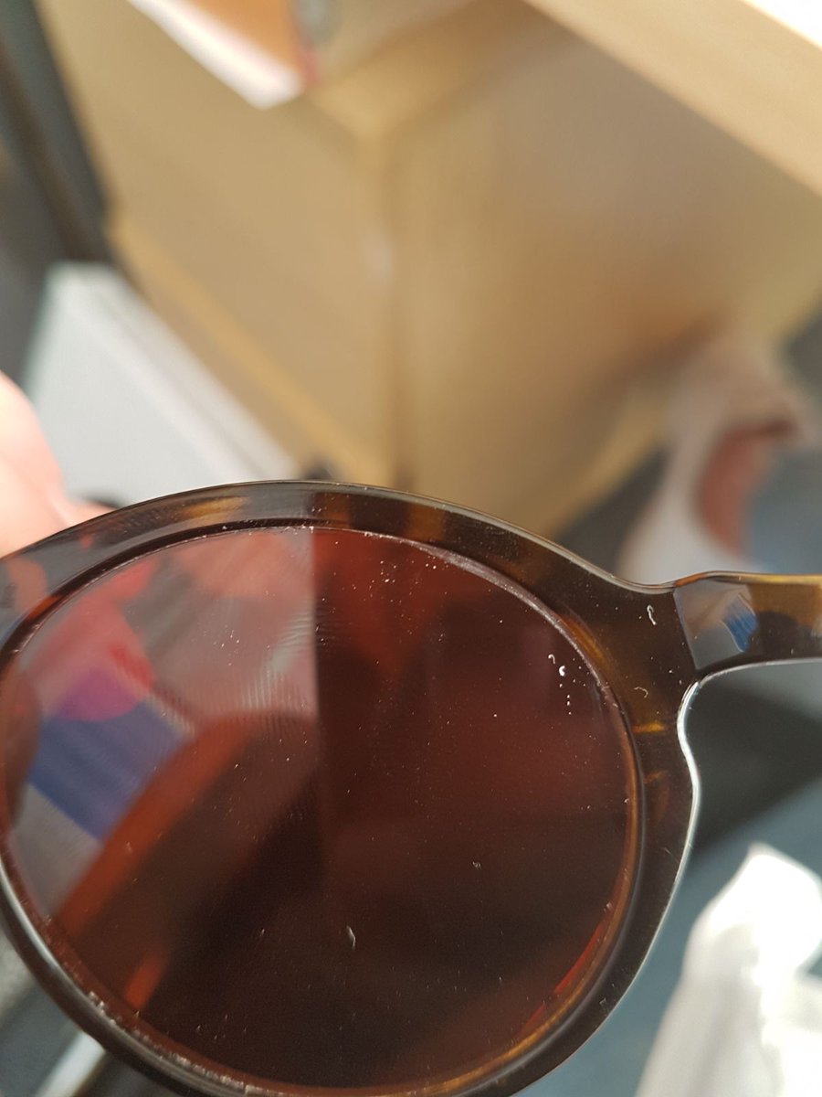 chelsealbowles's tweet photo. So this is the quality of glasses i received after waiting a month for delivery!
No response from customer services @ToyShades #dailyemails https://t.co/R4kZMSdGMa