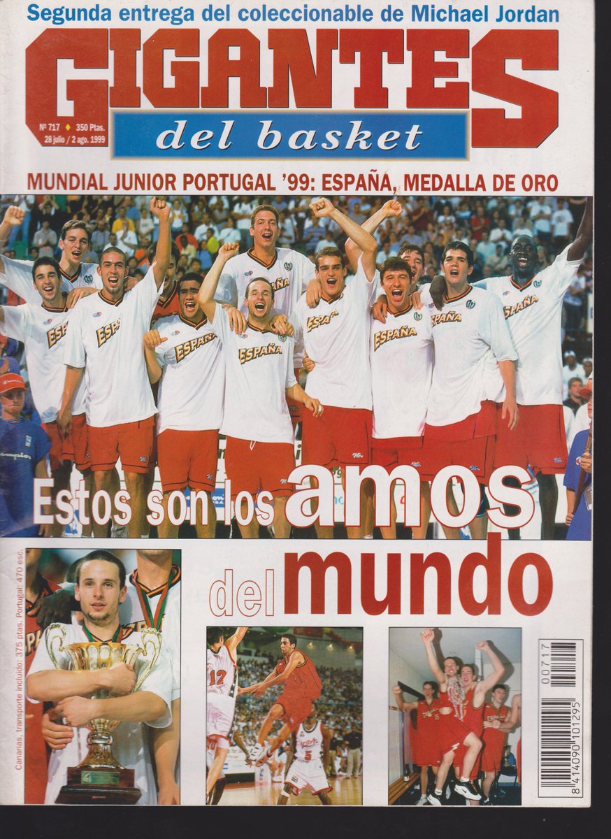 GIGANTESVintage's tweet photo. Justo hoy, hace 18 años, esta fue la portada de @GIGANTESbasket 

No sabíamos lo que estaba por venir

Y está siendo maravilloso

GRACIAS! https://t.co/KFqiNoMUGl
