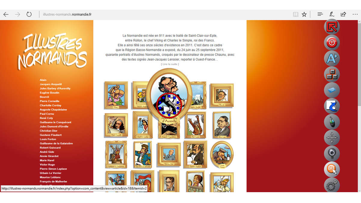 _ACCESSMAN_'s tweet photo. Le site internet "Illustres Normands" est maintenant accessible via notre technologie Head Pilot Online.

https://t.co/9er9vHEZvV https://t.co/iCZXr5yixi