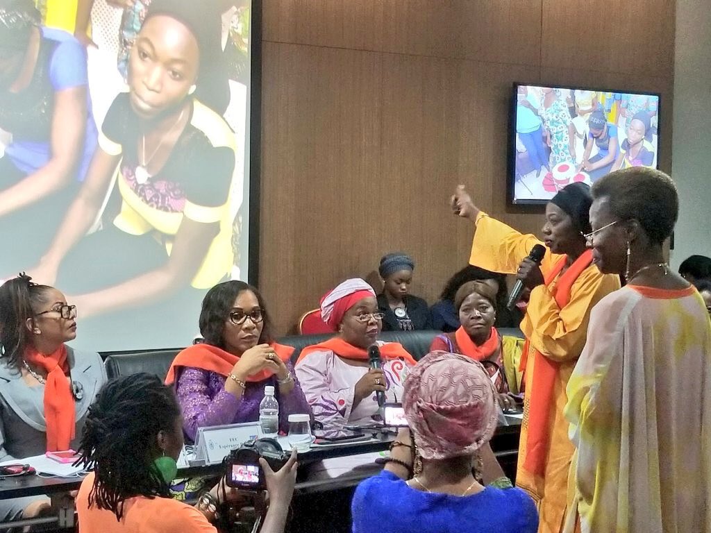 AminaJMohammed's tweet photo. "We hear of what #DRC can't do. We are here to discuss what it can do with its women &amp; young people." Met women leaders. #getwomeninvolved https://t.co/KgXSv96W0K